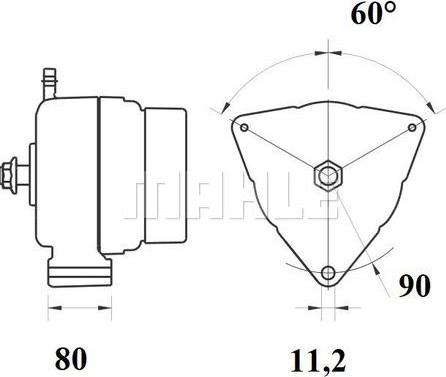 MAHLE MG 806 - Ģenerators www.autospares.lv