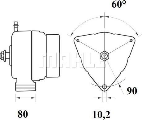 MAHLE 11209611 - Ģenerators www.autospares.lv