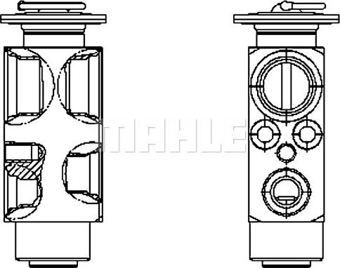 MAHLE AVE 132 000P - Izplešanās vārsts, Gaisa kond. sistēma www.autospares.lv