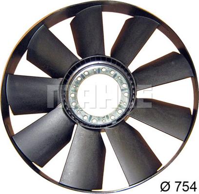 MAHLE CFW 42 000P - Ventilatora darba rats, Motora dzesēšanas sistēma www.autospares.lv