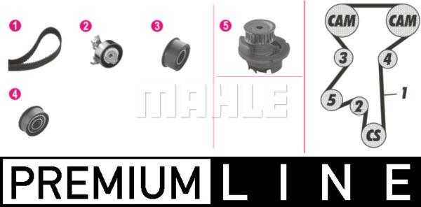 MAHLE CPK 62 000P - Water Pump & Timing Belt Set www.autospares.lv