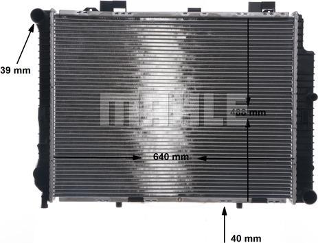 MAHLE CR 309 000S - Radiator, engine cooling www.autospares.lv