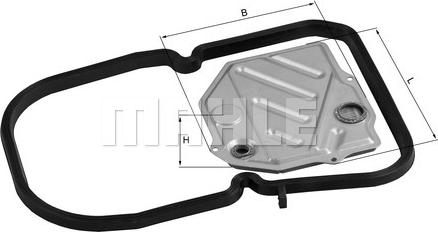 MAHLE HX 46D1 - Hidrofiltrs, Automātiskā pārnesumkārba www.autospares.lv