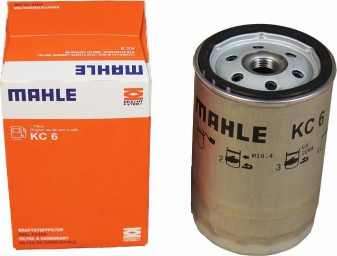 MAHLE KC 6 - Топливный фильтр www.autospares.lv