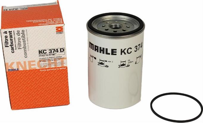 MAHLE KC 374D - Degvielas filtrs www.autospares.lv