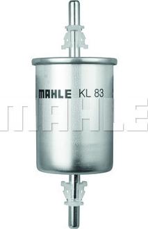 MAHLE KL 83 - Degvielas filtrs www.autospares.lv