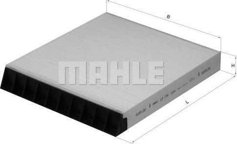 MAHLE LA 134 - Filtrs, Salona telpas gaiss autospares.lv