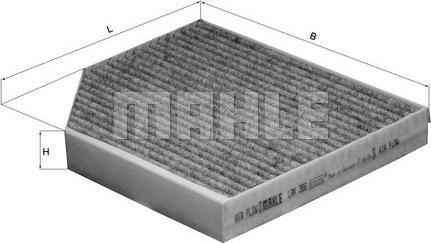 MAHLE LAK 386 - Filter, interior air www.autospares.lv