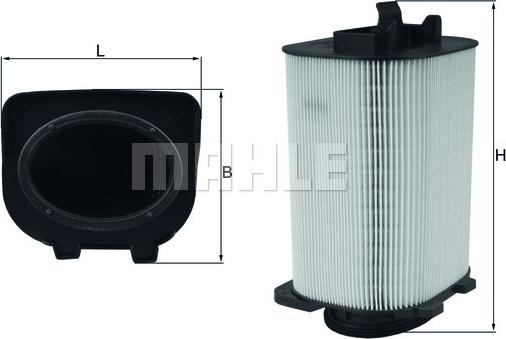 MAHLE LX 3775 - Gaisa filtrs www.autospares.lv