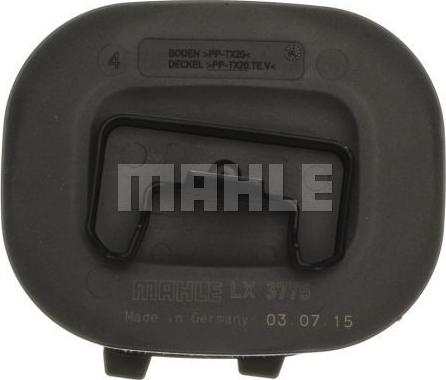 MAHLE LX 3775 - Gaisa filtrs www.autospares.lv