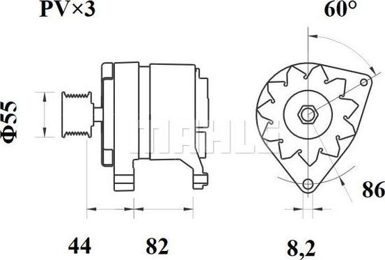 MAHLE MG 428 - Ģenerators www.autospares.lv