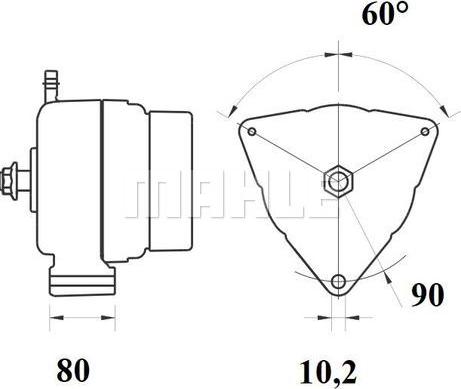 MAHLE MG 809 - Ģenerators www.autospares.lv