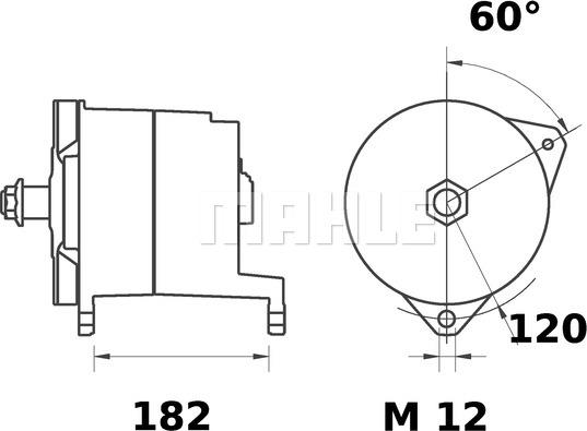 MAHLE MG 311 - Ģenerators autospares.lv