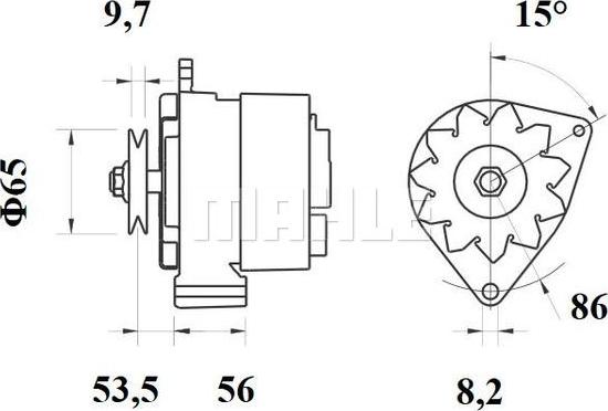 MAHLE MG 380 - Ģenerators autospares.lv