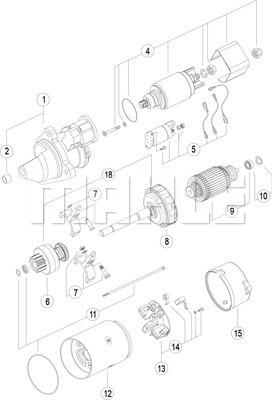 MAHLE MS 65 - Starter www.autospares.lv