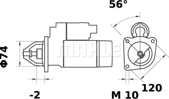 MAHLE MS 31 - Starter www.autospares.lv