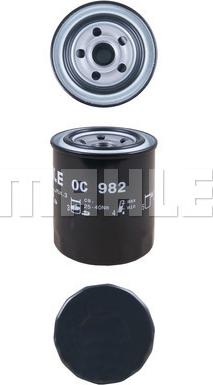 MAHLE OC 982 - Oil Filter www.autospares.lv