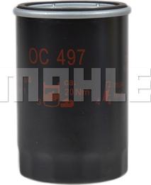 MAHLE OC 497 - Oil Filter www.autospares.lv