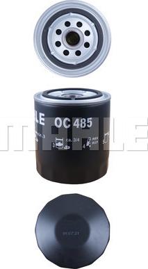 MAHLE OC 485 - Oil Filter www.autospares.lv