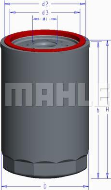 MAHLE OC 608 - Масляный фильтр www.autospares.lv