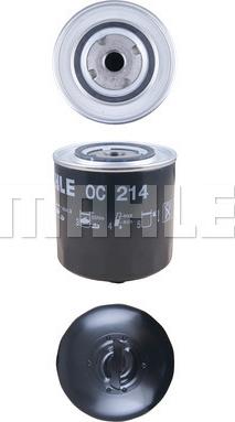 MAHLE OC 214 - Oil Filter www.autospares.lv