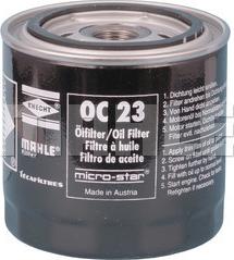 MAHLE OC 23 - Eļļas filtrs www.autospares.lv