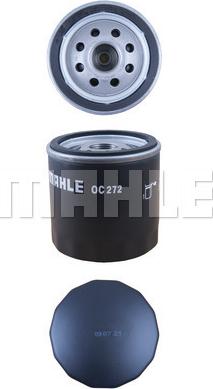 MAHLE OC 272 - Eļļas filtrs www.autospares.lv