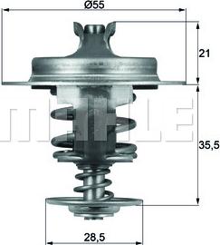 MAHLE TX 67 83 D - Termostats, Dzesēšanas šķidrums www.autospares.lv