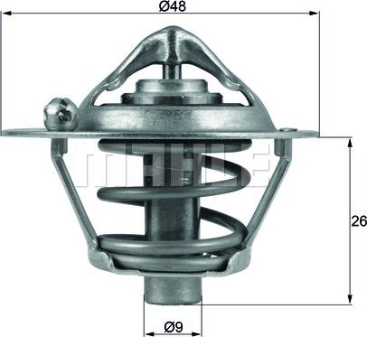 MAHLE TX 108 82D - Termostats, Dzesēšanas šķidrums autospares.lv