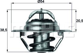 MAHLE TX 3 79D - Termostats, Dzesēšanas šķidrums autospares.lv