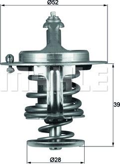 MAHLE TX 71 82D - Coolant thermostat / housing www.autospares.lv