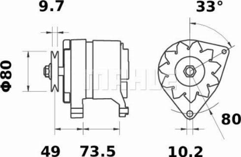 MAHLE 11201037 - Ģenerators autospares.lv