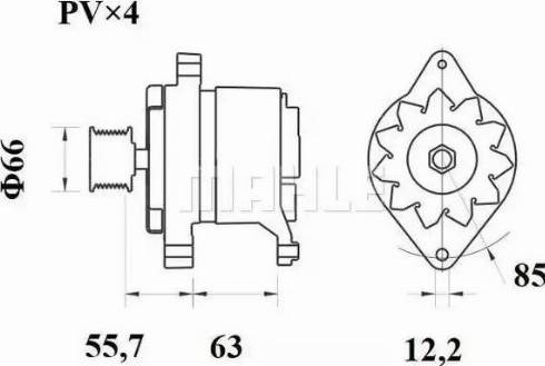 MAHLE MG 595 - Ģenerators www.autospares.lv