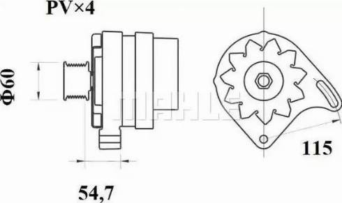 MAHLE MG 360 - Ģenerators autospares.lv