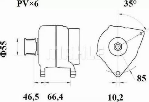 MAHLE MG 325 - Генератор www.autospares.lv