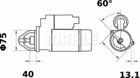 Mahle Original MS16 - --- www.autospares.lv