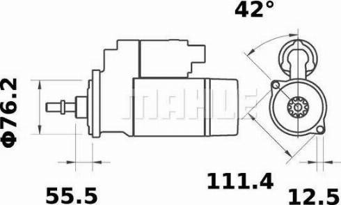 MAHLE MS 81 - Starter www.autospares.lv