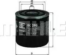 MAHLE OC 290 - Oil Filter www.autospares.lv