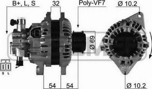 Mando BN373004A111 - Ģenerators www.autospares.lv