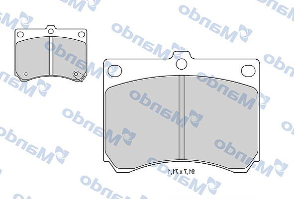 Mando MBF015623 - Bremžu uzliku kompl., Disku bremzes autospares.lv