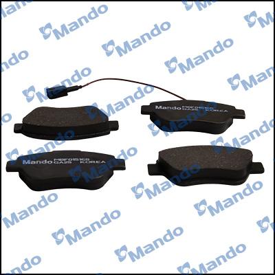 Mando MBF015168 - Brake Pad Set, disc brake www.autospares.lv