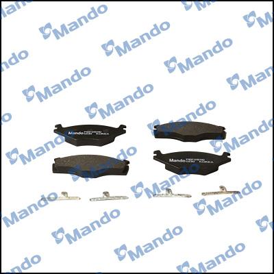 Mando MBF015110 - Bremžu uzliku kompl., Disku bremzes www.autospares.lv