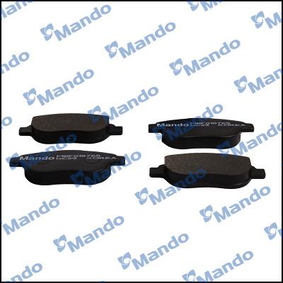 Mando MBF015765 - Bremžu uzliku kompl., Disku bremzes www.autospares.lv