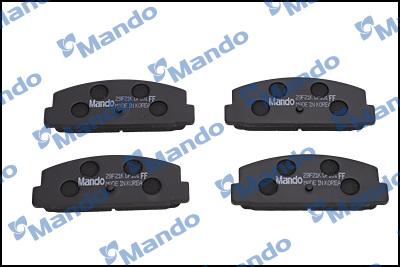 Mando MPA15 - Bremžu uzliku kompl., Disku bremzes www.autospares.lv