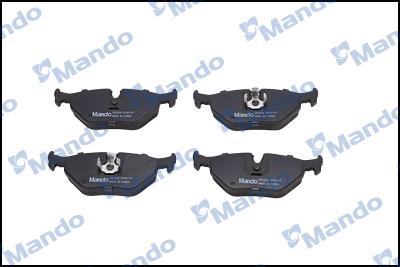 Mando MPF13NS - Bremžu uzliku kompl., Disku bremzes www.autospares.lv