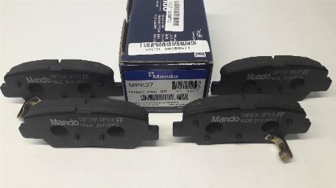 Mando MPK37 - Brake Pad Set, disc brake www.autospares.lv