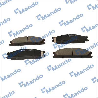 Mando MPN08NS - Brake Pad Set, disc brake www.autospares.lv