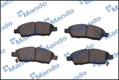 Mando MPN17 - Bremžu uzliku kompl., Disku bremzes www.autospares.lv