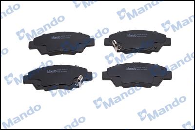 Mando MPO11NS - Bremžu uzliku kompl., Disku bremzes www.autospares.lv