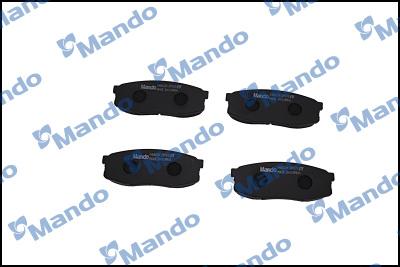 Mando MPT41 - Тормозные колодки, дисковые, комплект www.autospares.lv